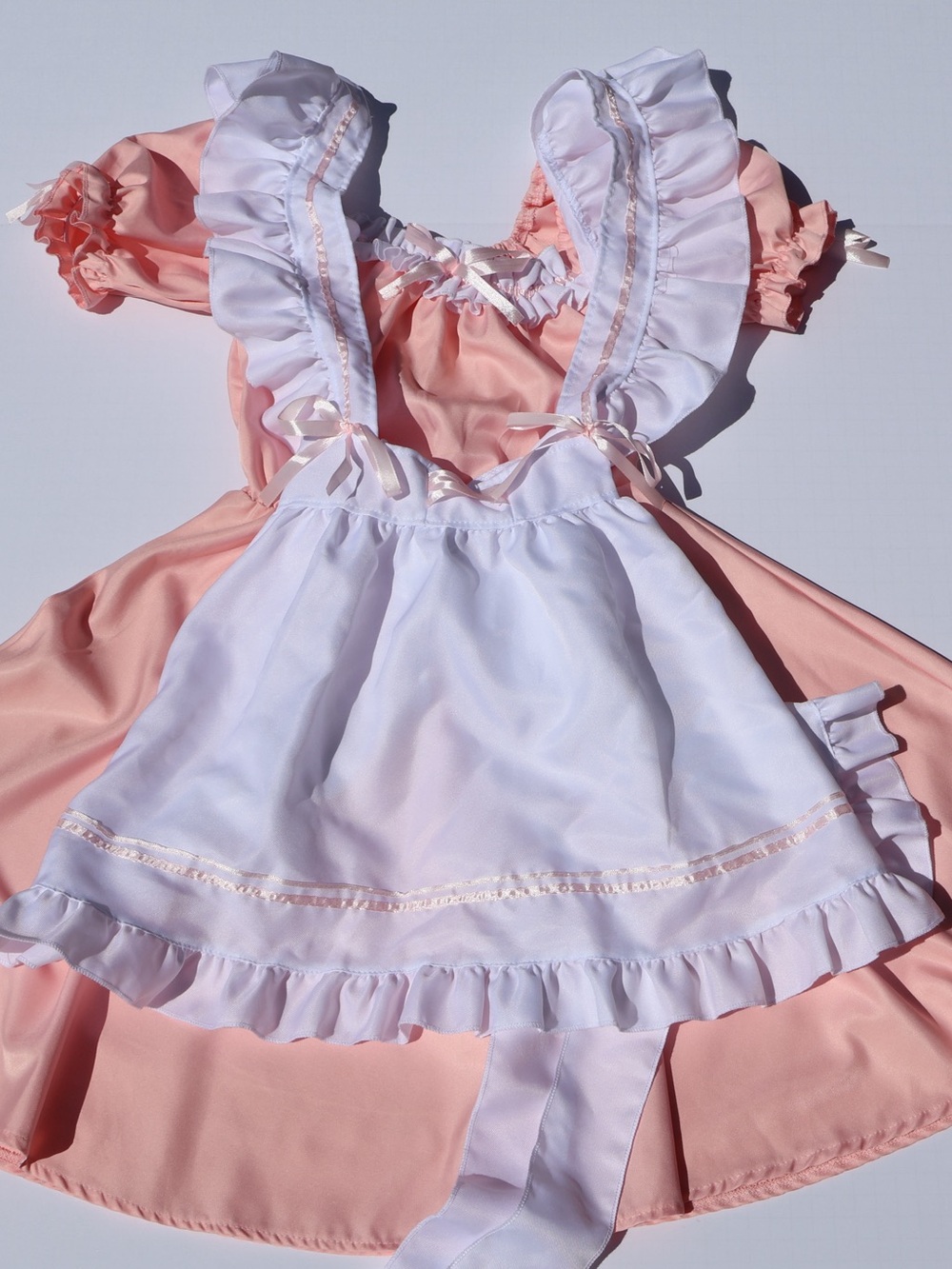 Pink maid dress costume